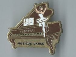 Festival Musique Danse, Klavier Ballerina, Pin