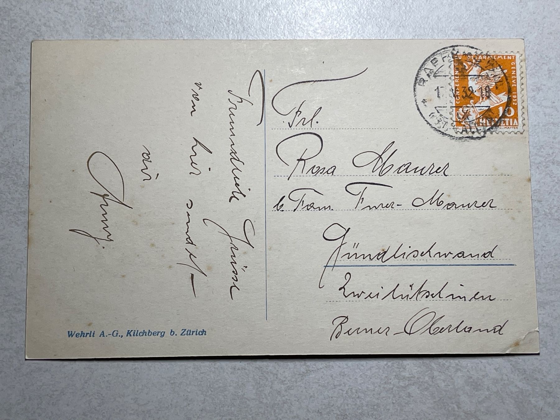 Cartoline postali: Ansichtskarte Rapperswil SG, – Usato da Strengelbach venduto da Aschatan5 1