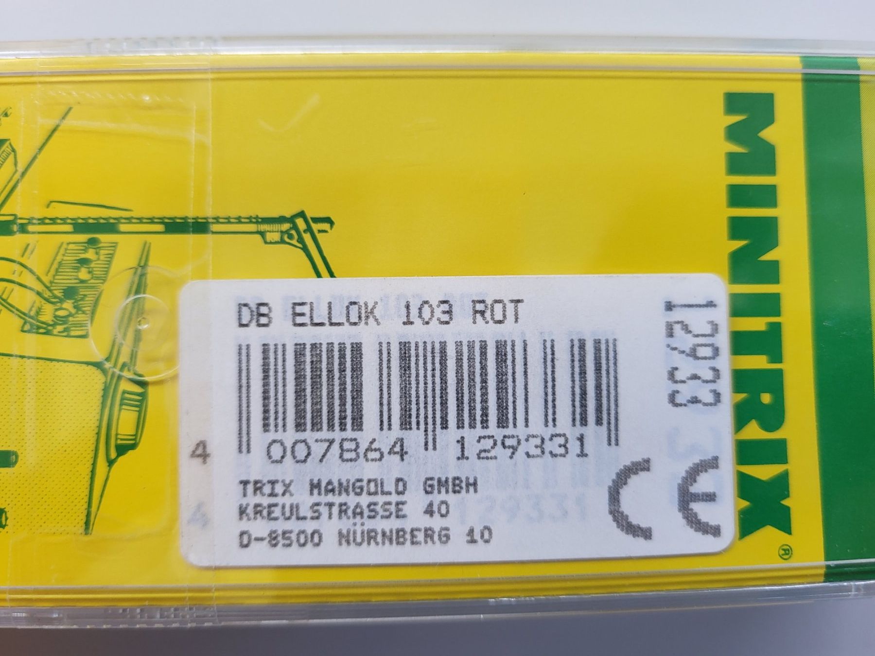 Trix Modellini di ferrovie: Minitrix 12933 E-Lok (103 115-2 DB) – Usato da Brügg BE venduto da POU-BELLE 5