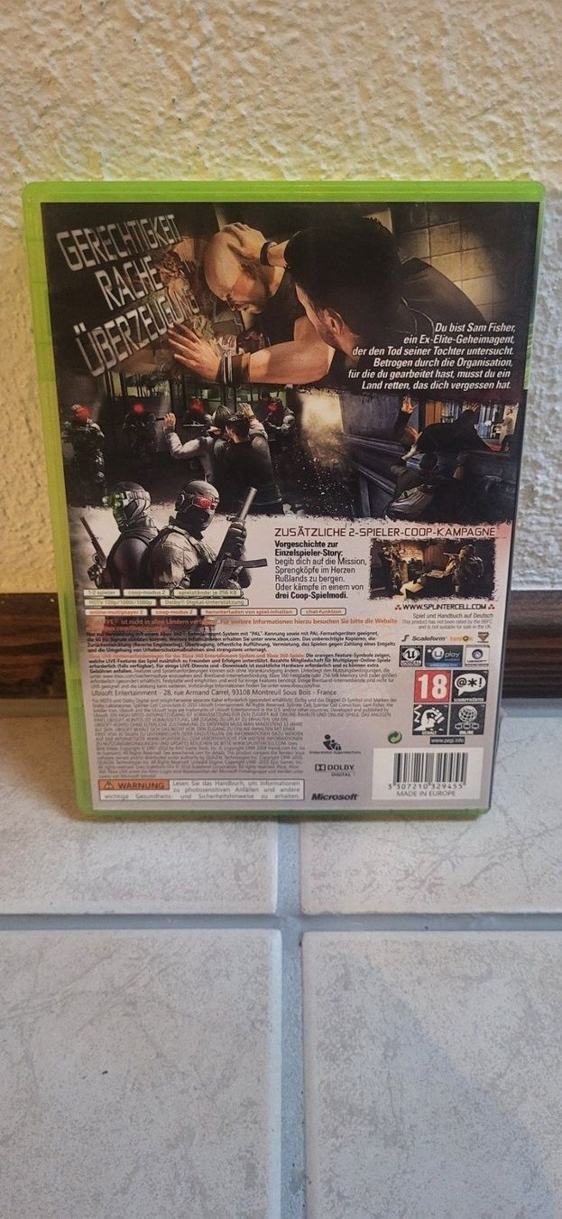 Microsoft Spiele: Xbox 360 Spiel - Splinter Cell Conviction – Gebraucht aus Münsingen von Heroism2010 1