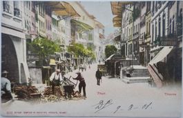 Postkarte Ansicht Thun Altstadt 1901