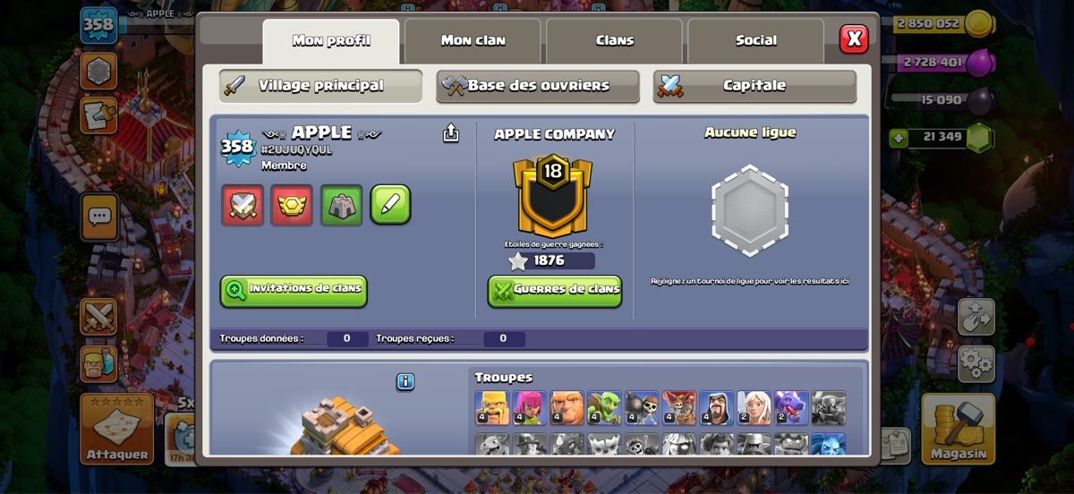 Spiele: Compte Clash of clans  – Neu (gemäss Beschreibung) aus Avenches von Playzone.market 1