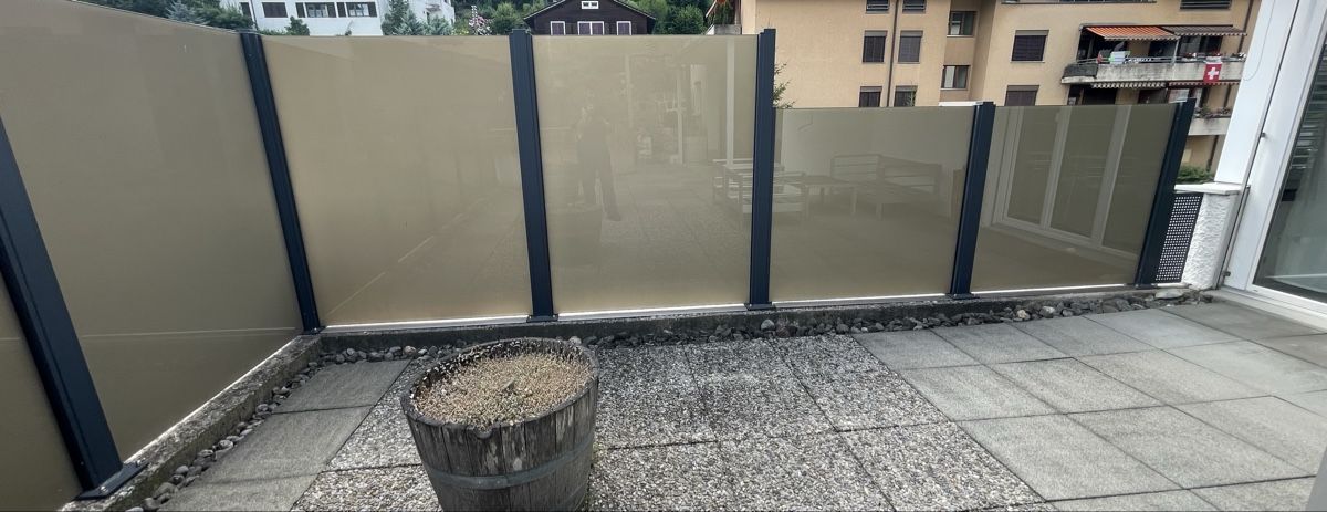 Balustrades: GLASGELÄNDER/BALKONGELÄNDER – D'occasion à Küssnacht am Rigi par Koala73 2