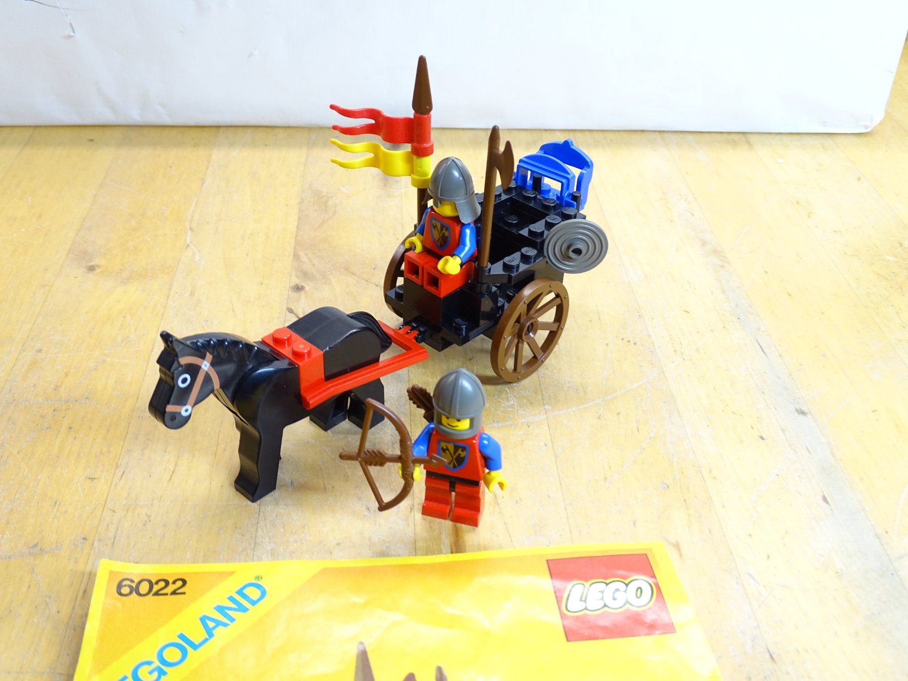 Lego 6022 Ritter Horse Cart, Komplett mit Bauanleitung (Gebraucht) in ...