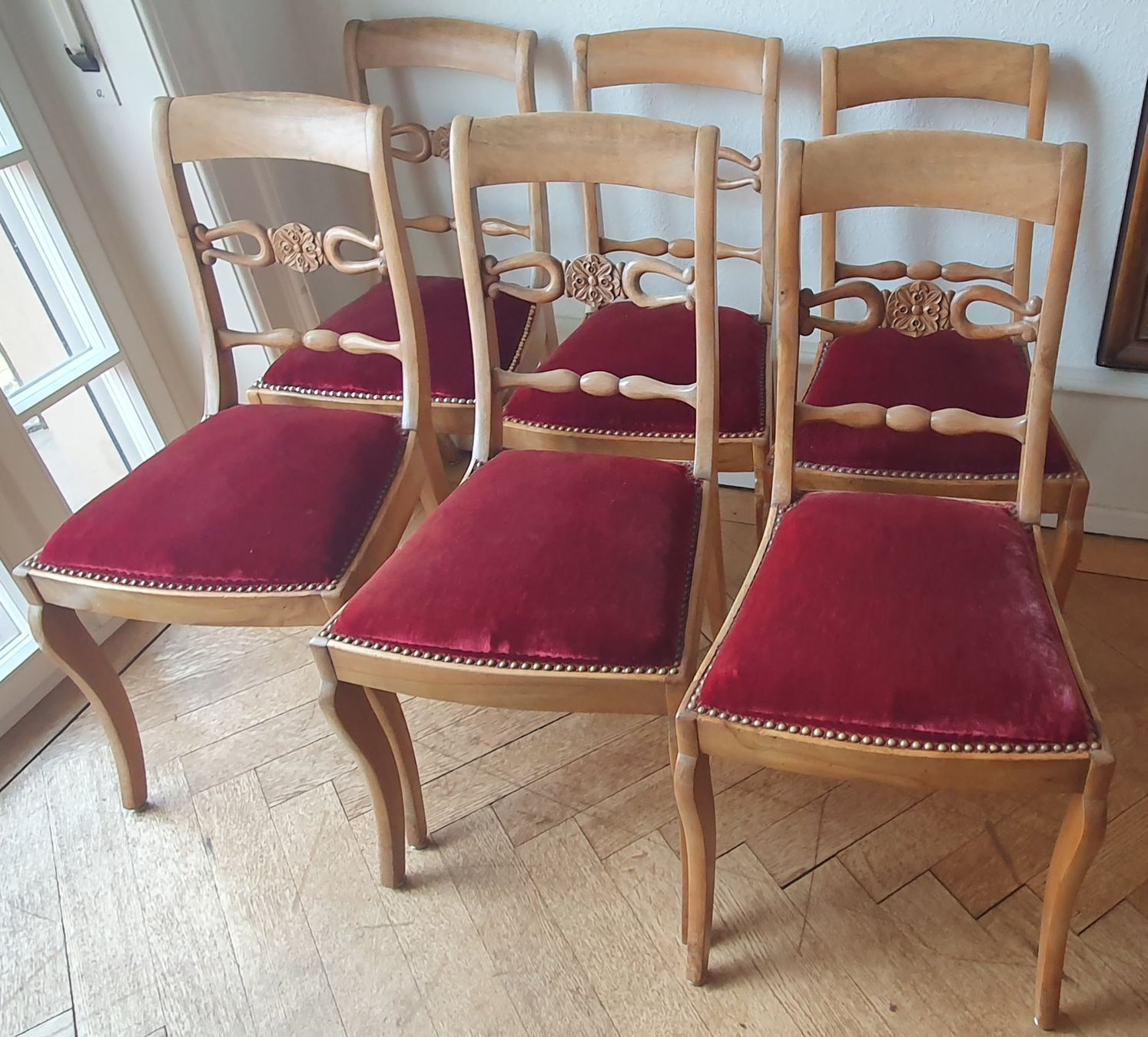 Sedie: 6 Biedermeier Stühe – Usato da Basel venduto da alf_s5ny