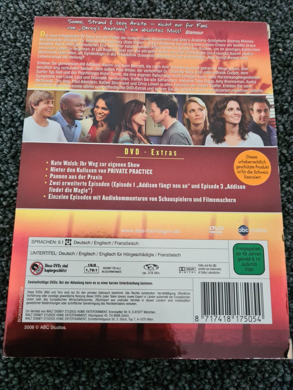 Tutti i DVDs: PRIVATE PRACTICE STAFFEL 1 – Usato da Ruswil venduto da jan_bxl5 1