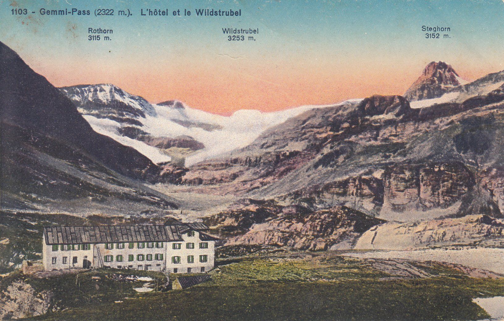 Cartoline postali: Gemmi ca. 1920 mit Hotelstempel – Usato da Bürglen TG venduto da StampGraf