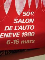 Affiche Salon de l'Auto 1980