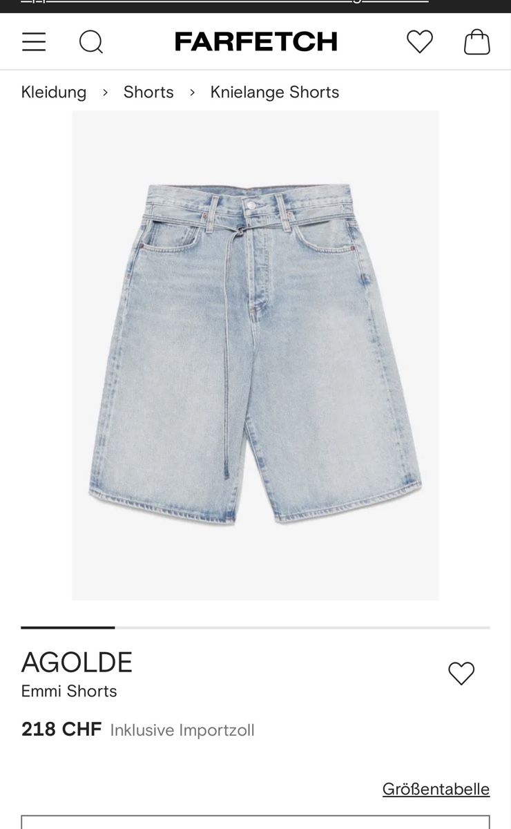 Agolde Jeans: Jean Bermuda von Agolde – Nuovo (secondo la descrizione) da Zürich venduto da Altnic 1