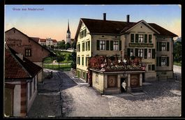 AK Niederuzwil, Restaurant und Metzgerei zum Löwen