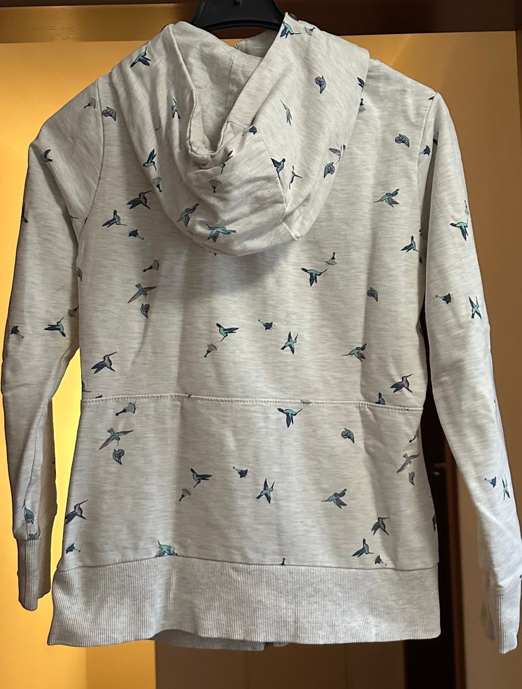 Maglioni & Felpe: Pullover con cappuccio Motivo Uccelli, Taglia S – Usato da S. Antonino venduto da day_dxs7 1