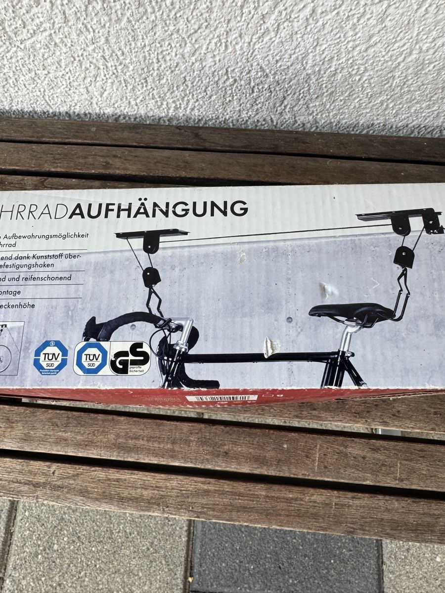 Supporti per biciclette: Fahrradaufhängung Seilzug neu – Nuovo e nell'imballaggio originale da Gretzenbach venduto da Leonweb