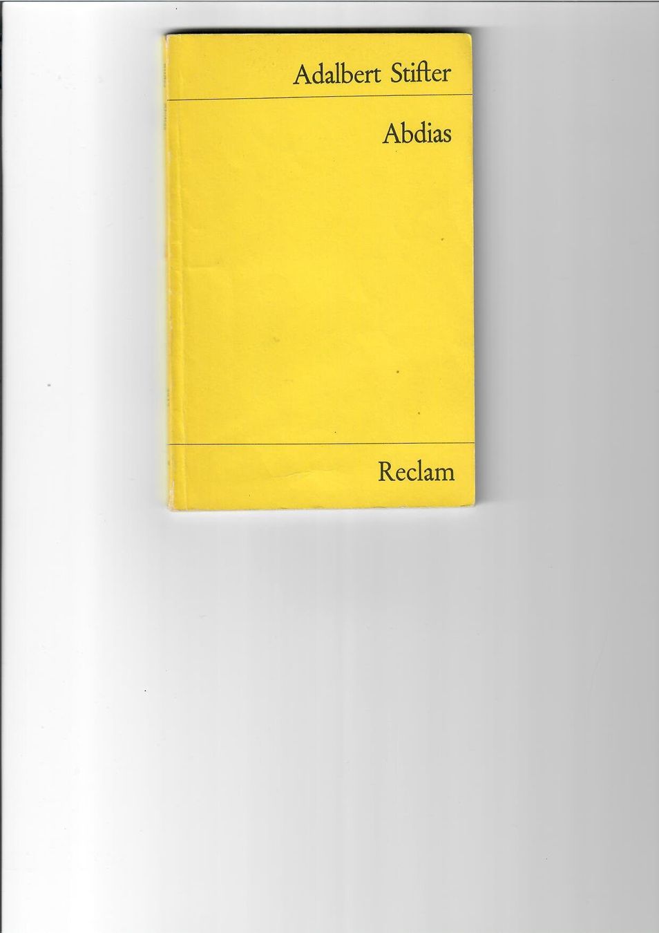Libri: Abdias von Adalbert Stifter - Reclam – Usato da Staufen venduto da qualiton