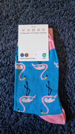 10 Paare Flamingo Socken 36-40 neu