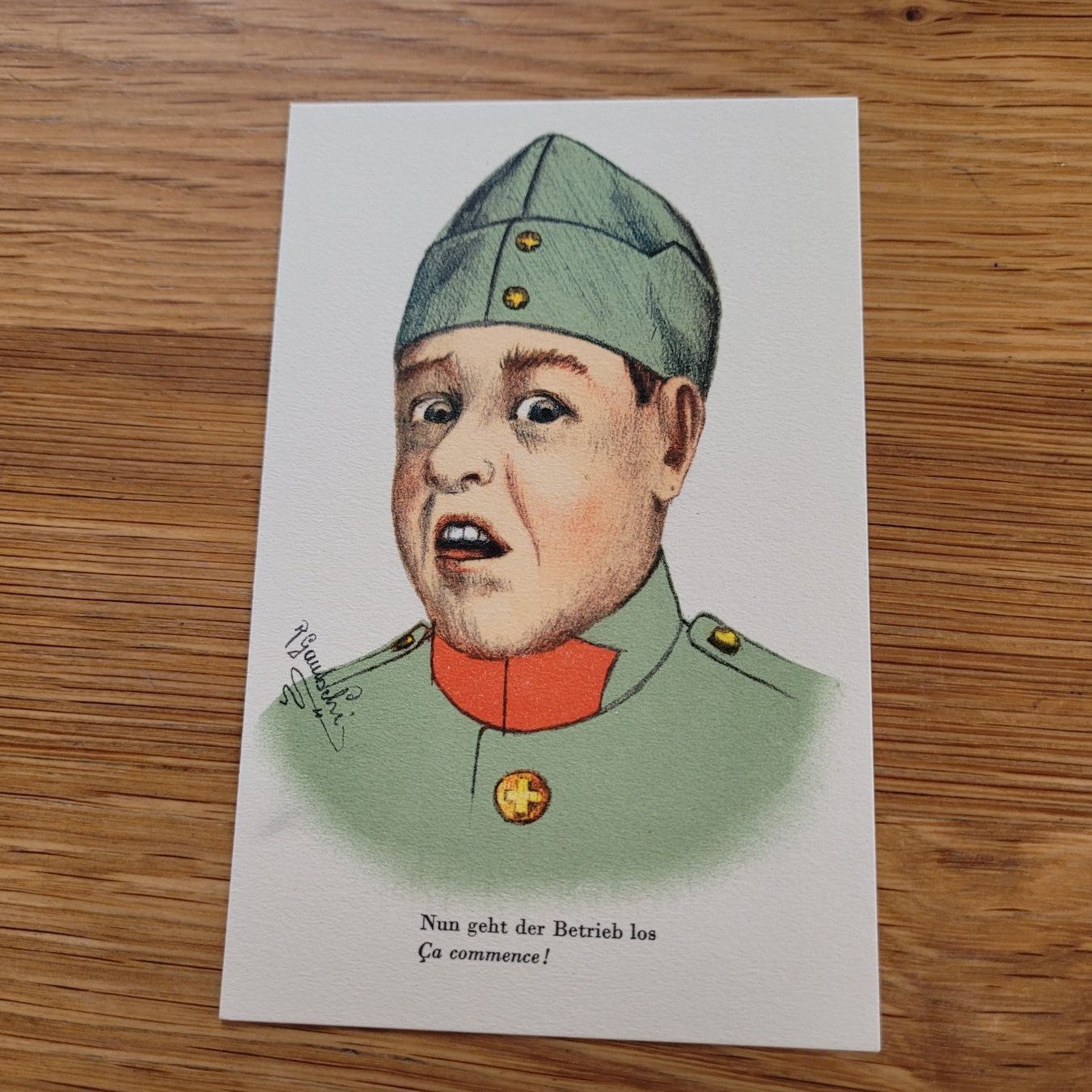 Ansichtskarten: Carte Postale AK Militär – Gebraucht aus Biel/Bienne von Destockweb