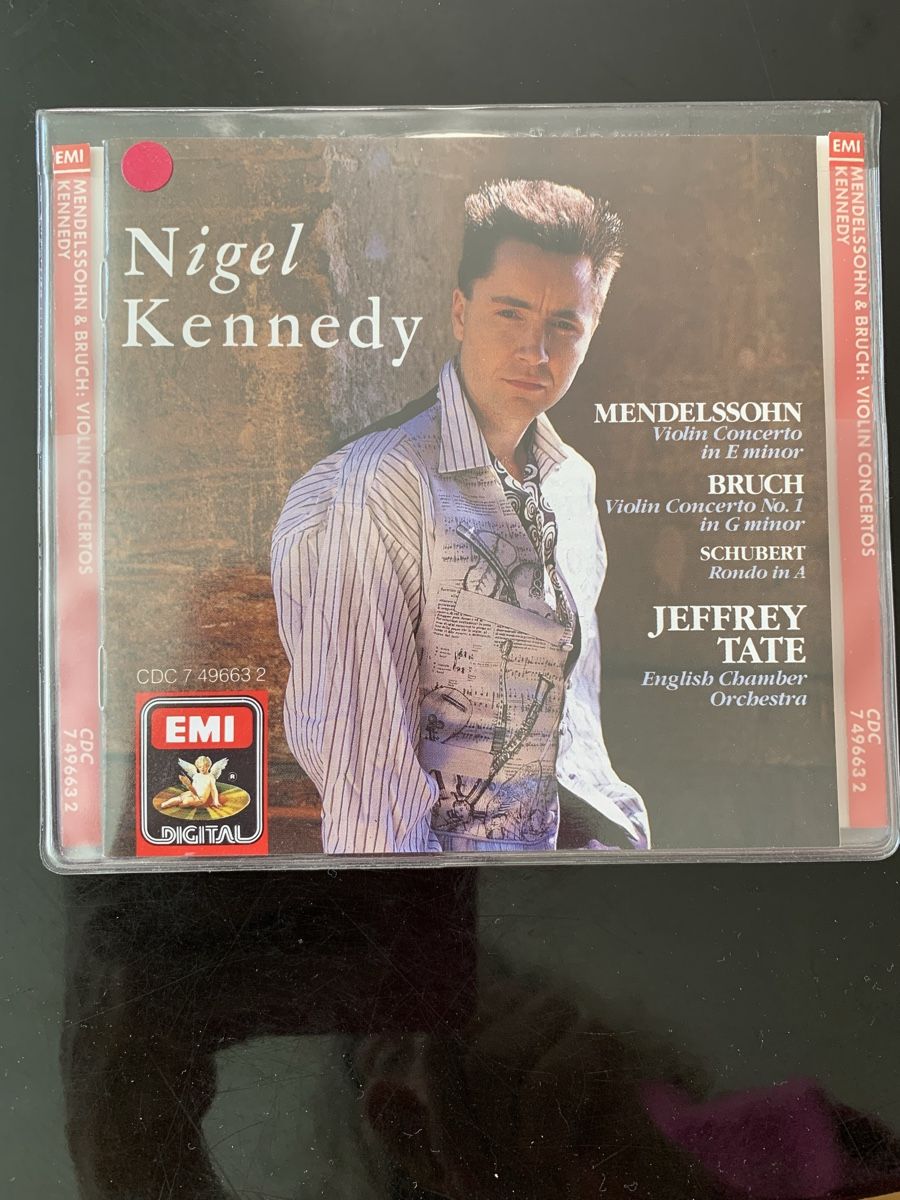 CD: Nigel Kennedy: Mendelssohn/Bruch - Violinkonzerte CD – Usato da Biel/Bienne venduto da senoi