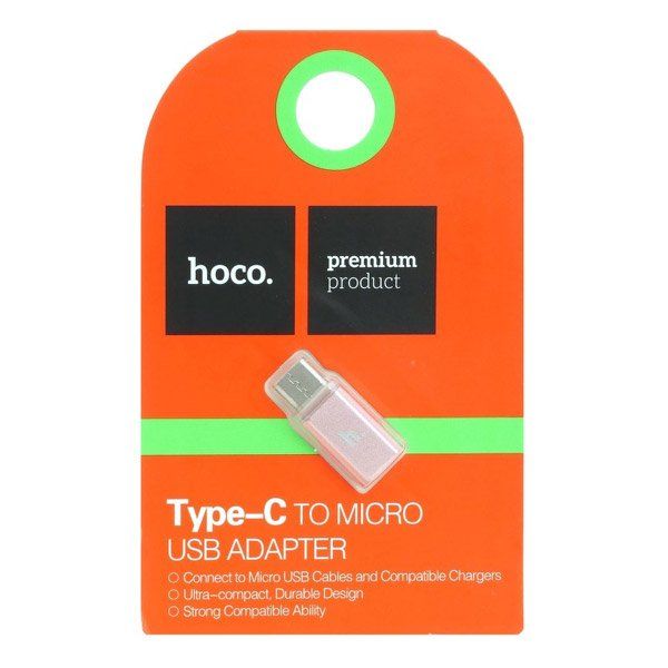 Unità & Adattatore: HOCO ADAPTER TYPE C TO MICRO ROSE GOLD – Nuovo e nell'imballaggio originale da Basel venduto da tniederlaender 1