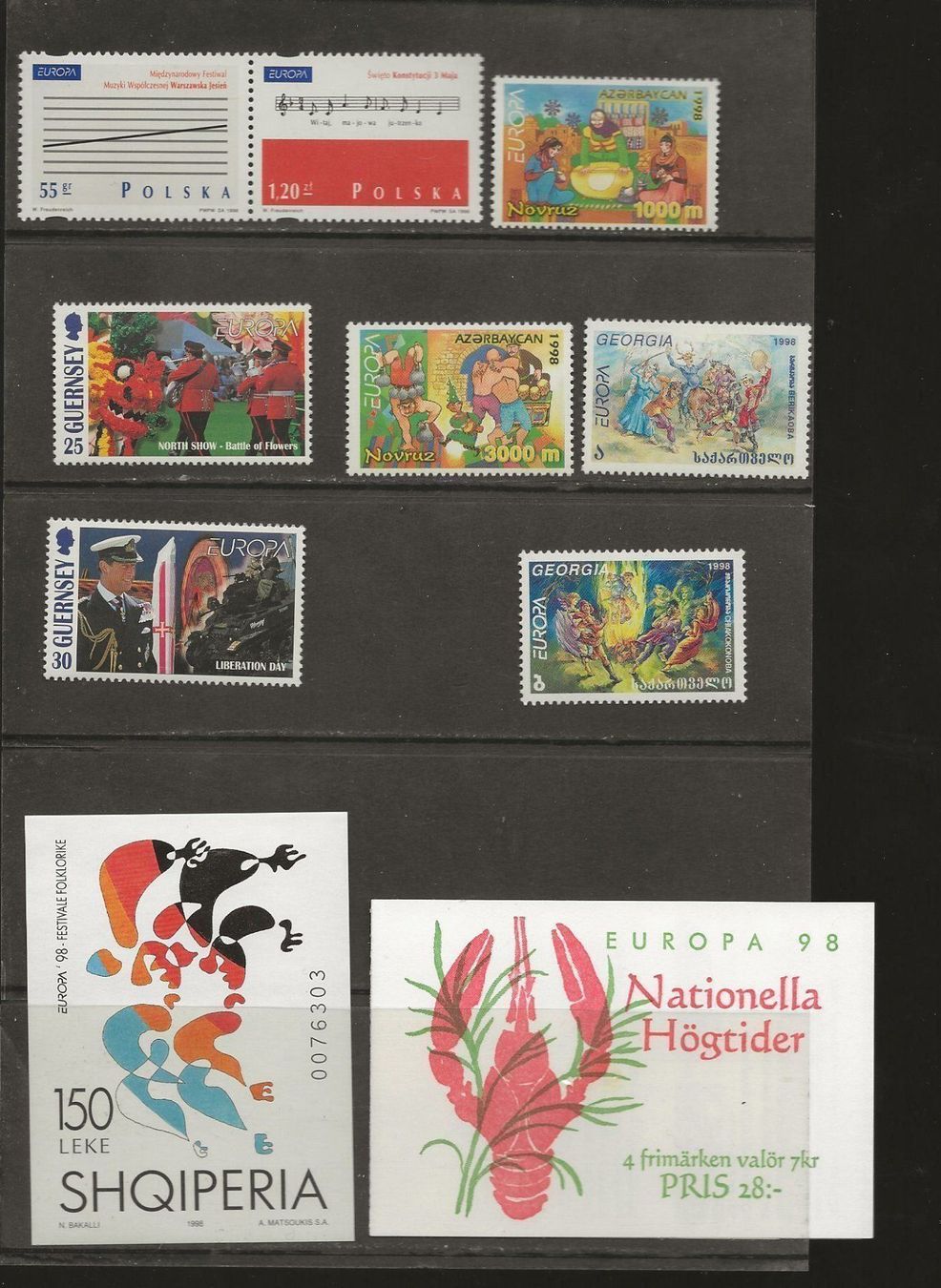 Tutti i francobolli: Europa Tous les pays 1998 ** – Nuovo (secondo la descrizione) da Sion venduto da PierreP01 5