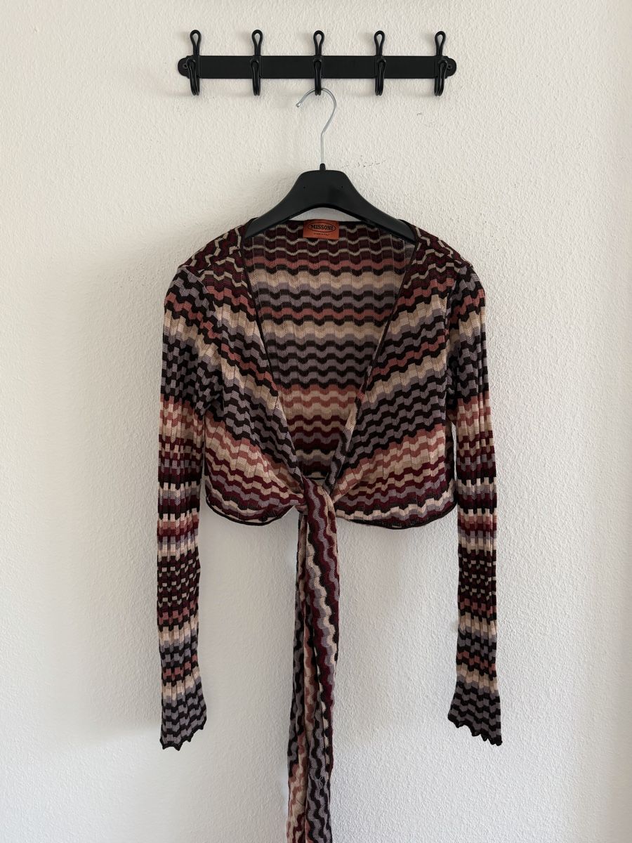 Missoni Bolero: Missoni Bolero - Wrap Cardigan – Nuovo (secondo la descrizione) da Basel venduto da eli_y6f2 5
