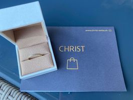 Christ 9 Carat Gold Ring (Ringgrösse 54)
