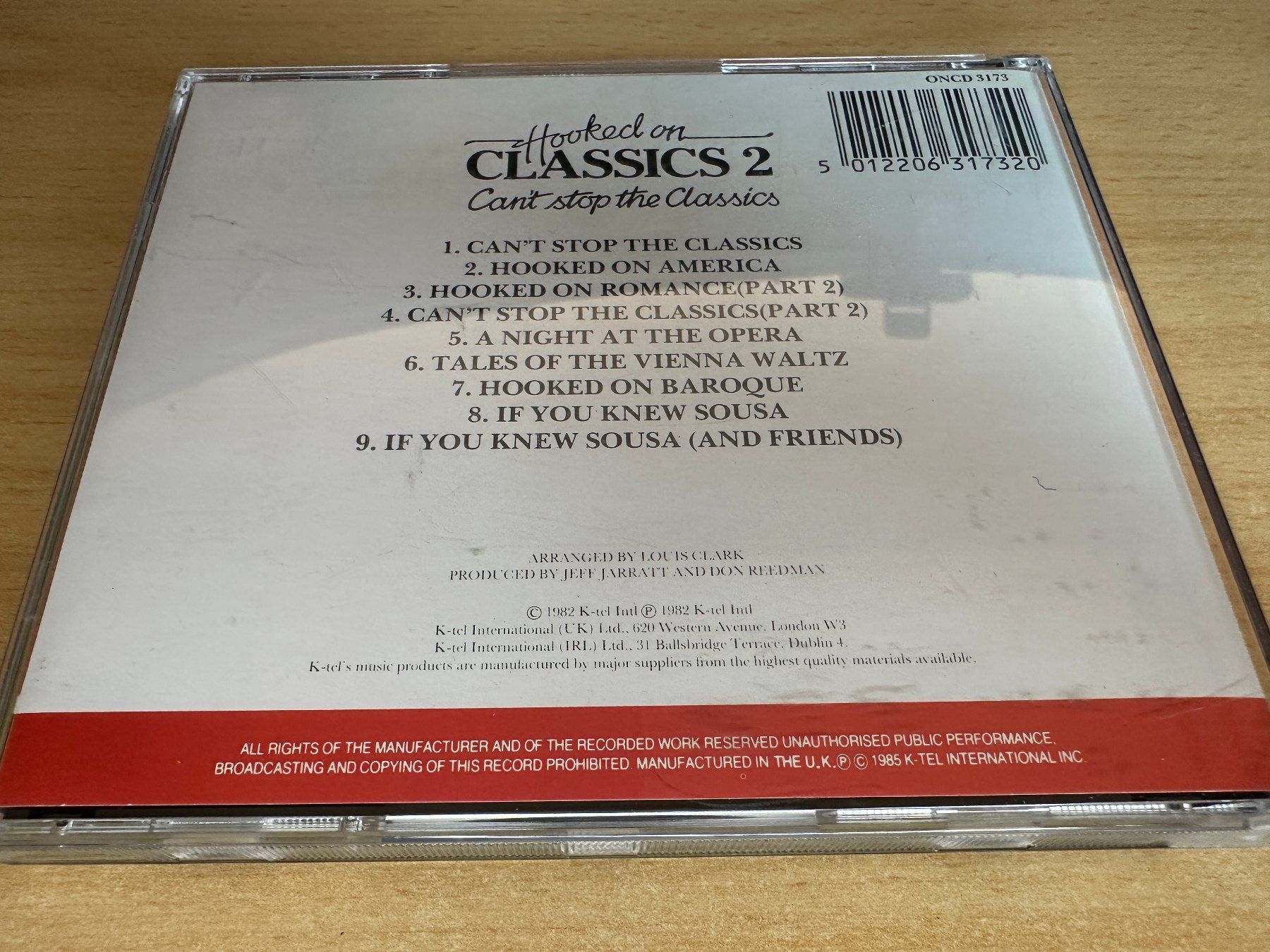 CD: Louis Clark - Hooked On Classics 2 - Can't Stop The Classics – Usato da Rikon im Tösstal venduto da Alpenmutz 1