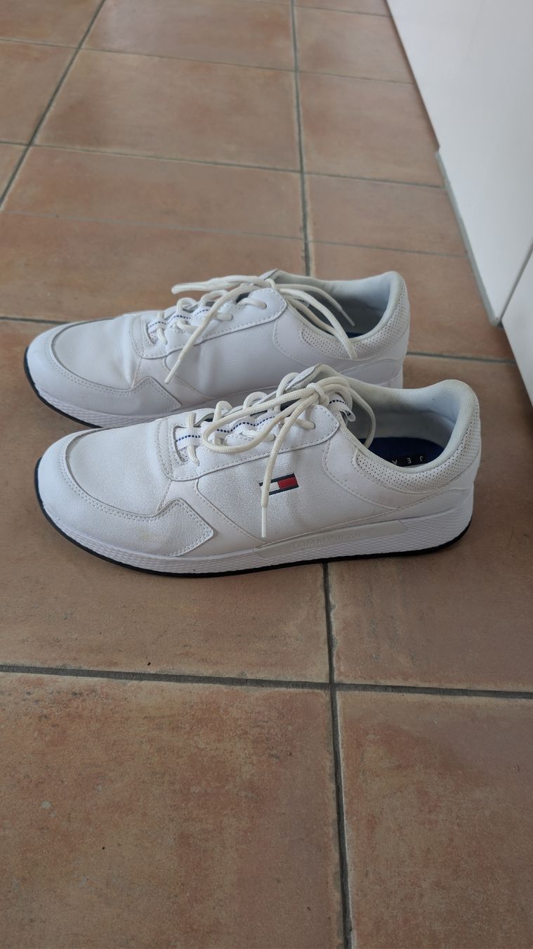 Tommy Hilfiger Herrenschuhe: Tommy Hilfiger Sneaker Gr. 46 Flexi Runner ESS – Gebraucht aus Pfaffnau von FD. 1