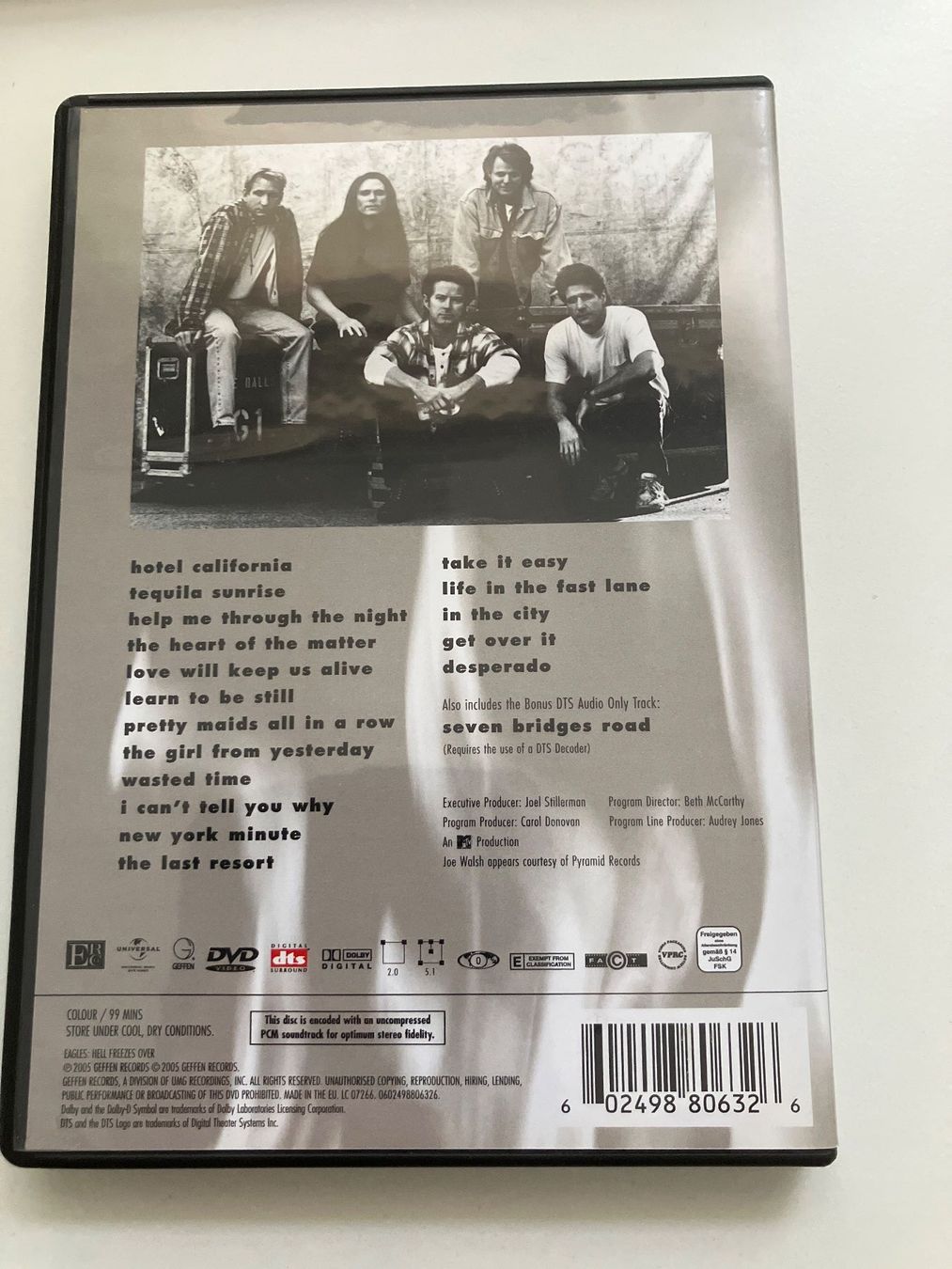 Tutti i DVDs: Eagles - Hell Freezes Over (DVD) – Usato da Arbon venduto da JoJoAs 1