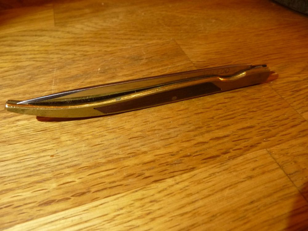 Lampe Torche Carl V.d. Crone Sondermodell – Chrom/Messing – Années 90 – Rare