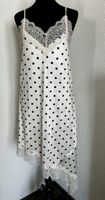 Kleid neu mit punkten und spitzen 