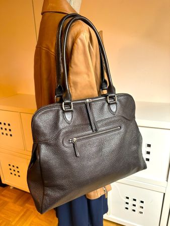 Sac Longchamp Le Foulonné - marron taille L