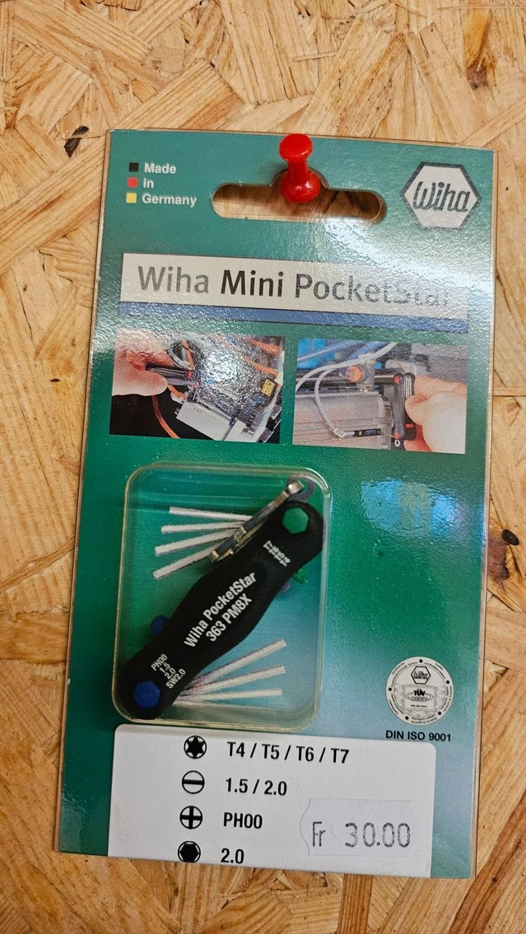 Wiha Tutti gli attrezzi: Wiha Mini Pocket Star TORX 4; 5; 6; 7 – Nuovo e nell'imballaggio originale da Koppigen venduto da Bracher_Mail-House 1