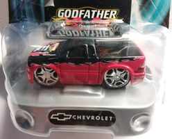 Hotwheels car Tunerz: Chevrolet S10 "Red/Black" 2002 (1:50)