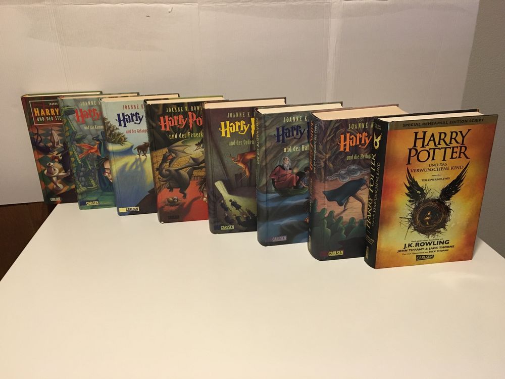 Harry Potter Bücher komplett Bände 1 7 und 8. Teil Kaufen auf Ricardo