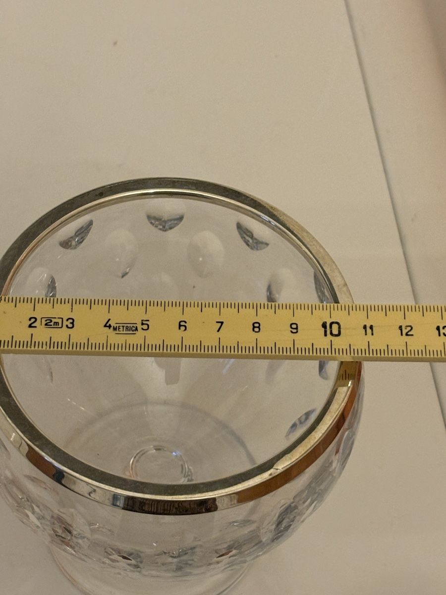 Ciotole: Coupe cristal bord argent 925 gravé main – Nuovo (secondo la descrizione) da Genève venduto da ati_tj8f 5