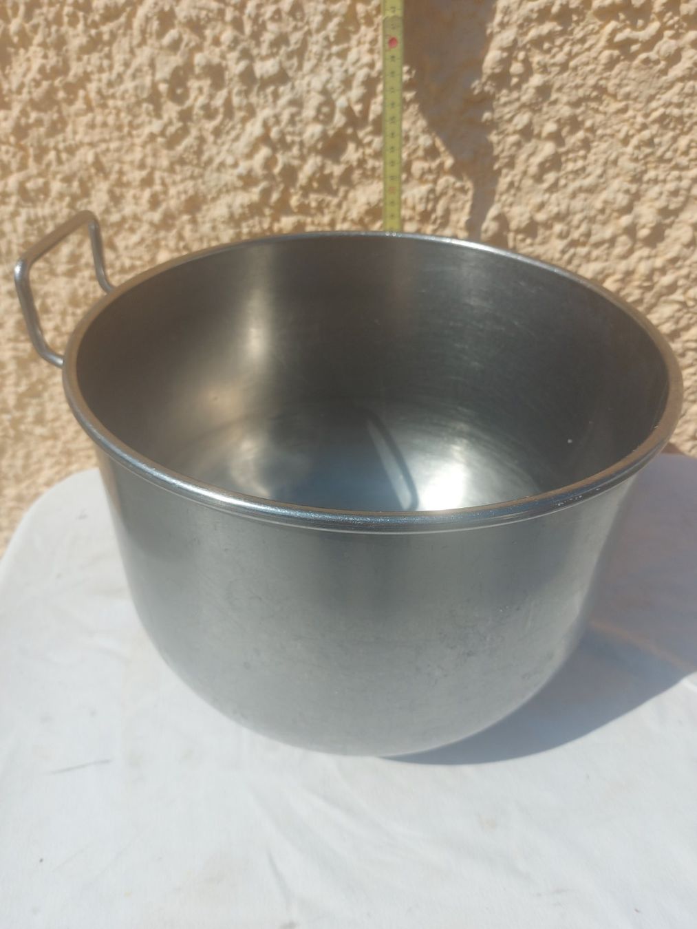 Ciotole: Grosse Chromstahlschüssel mit Griffen  35x28cm – Usato da Rheinau venduto da profitronic.shop 8