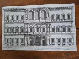 1655 environs. P. FERRERIO PALAIS ROME