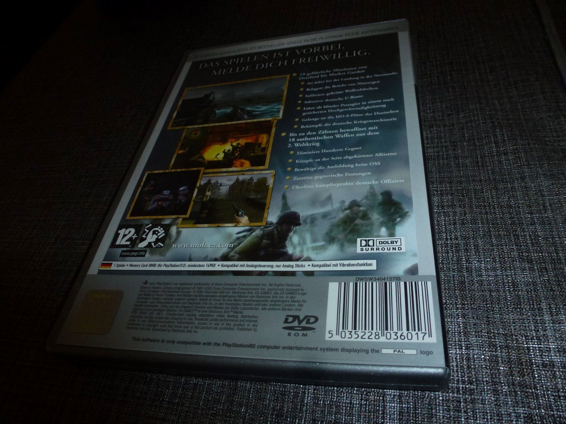 Giochi: Medal of Honor Frontline PS2 – Usato da Olten venduto da Disc-Ausverkauf 2