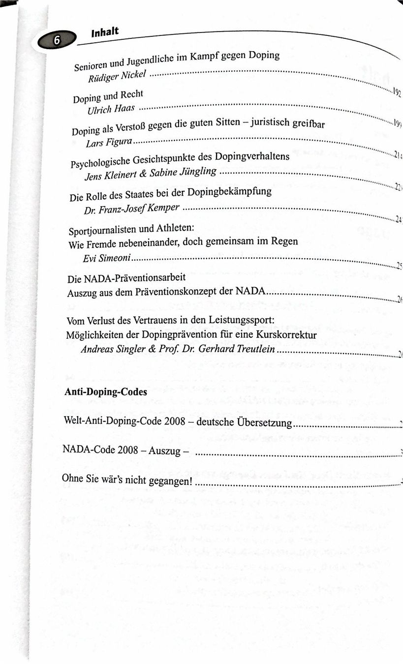 Libri: Das Anti-Doping Handbuch Bd. 1 – Usato da Sarnen venduto da Livres 4