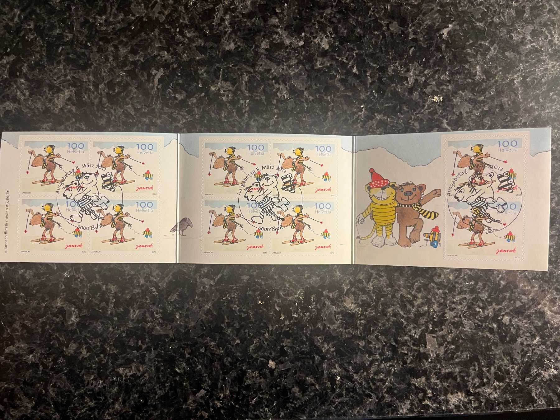 Alle Briefmarken: Markenheft Janosch 0-129 mit ET-Stempel – Neu (gemäss Beschreibung) aus Freidorf TG von ern_7s68 1