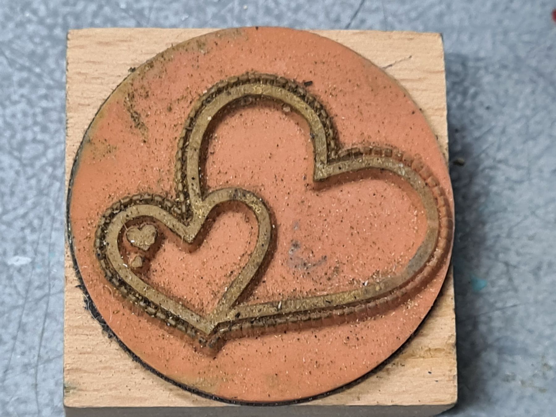 Stempel: Stempel, Ø 5 cm – Gebraucht aus Amriswil von kleindeko 1