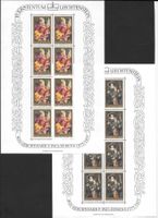 Liechtenstein Kleinbogen Serie 593-595 ** Rubens 9.9.1976