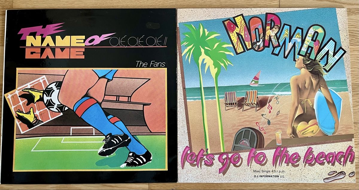 Dischi in vinile: 2 Maxis aus Spanien - The Fans & Norman – Usato da Sarnen venduto da m-basic