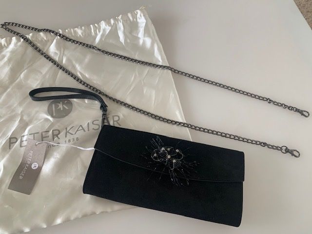 Kaiser Borse da donna: Clutch& Umhängetasche Peter Kaiser, schwarz, neu – Nuovo e nell'imballaggio originale da Otelfingen venduto da Sales012 1