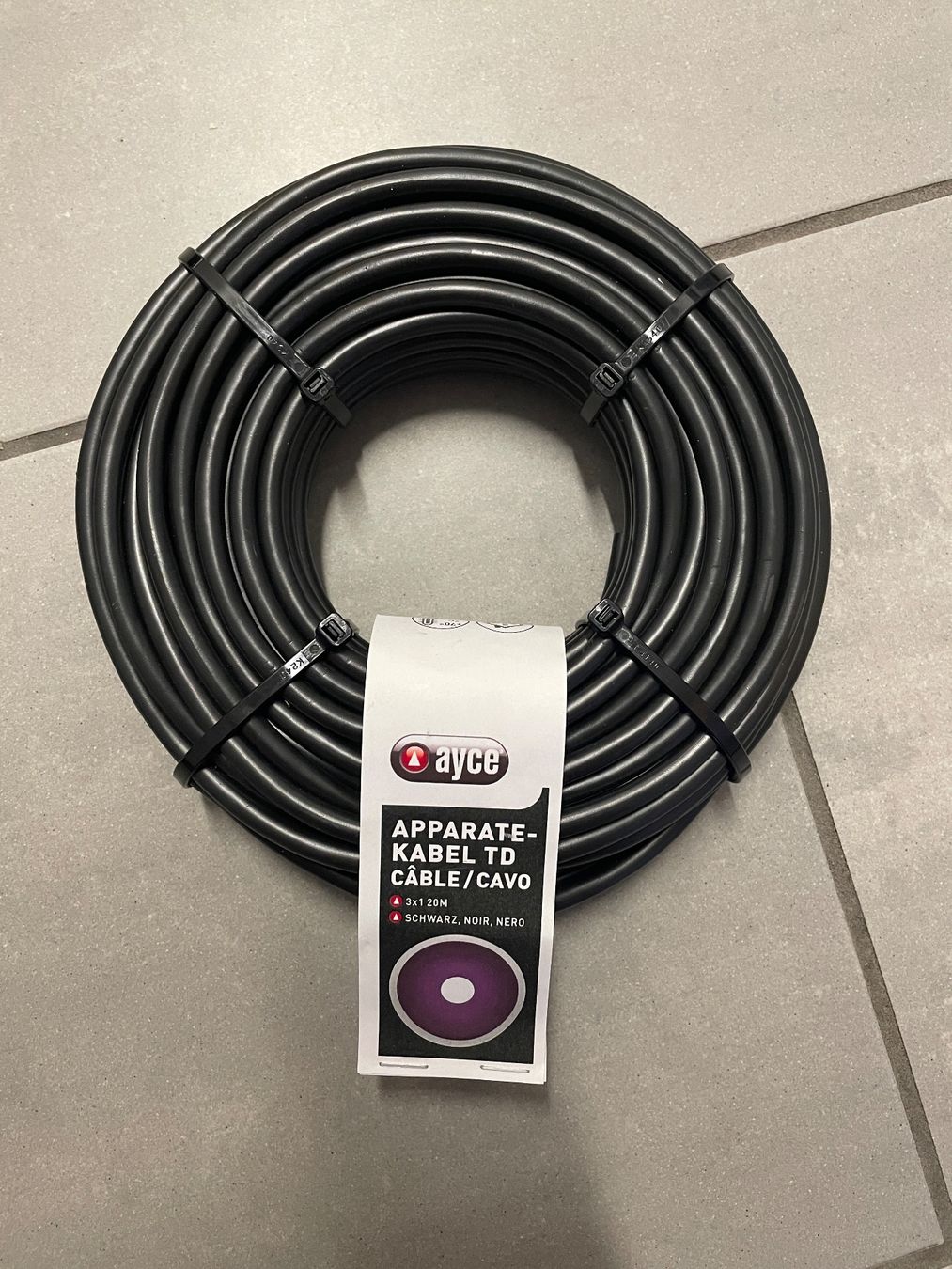 Cavi: Ayce Apparatekabel | 20 m – Nuovo e nell'imballaggio originale da Zürich venduto da loj_t79k