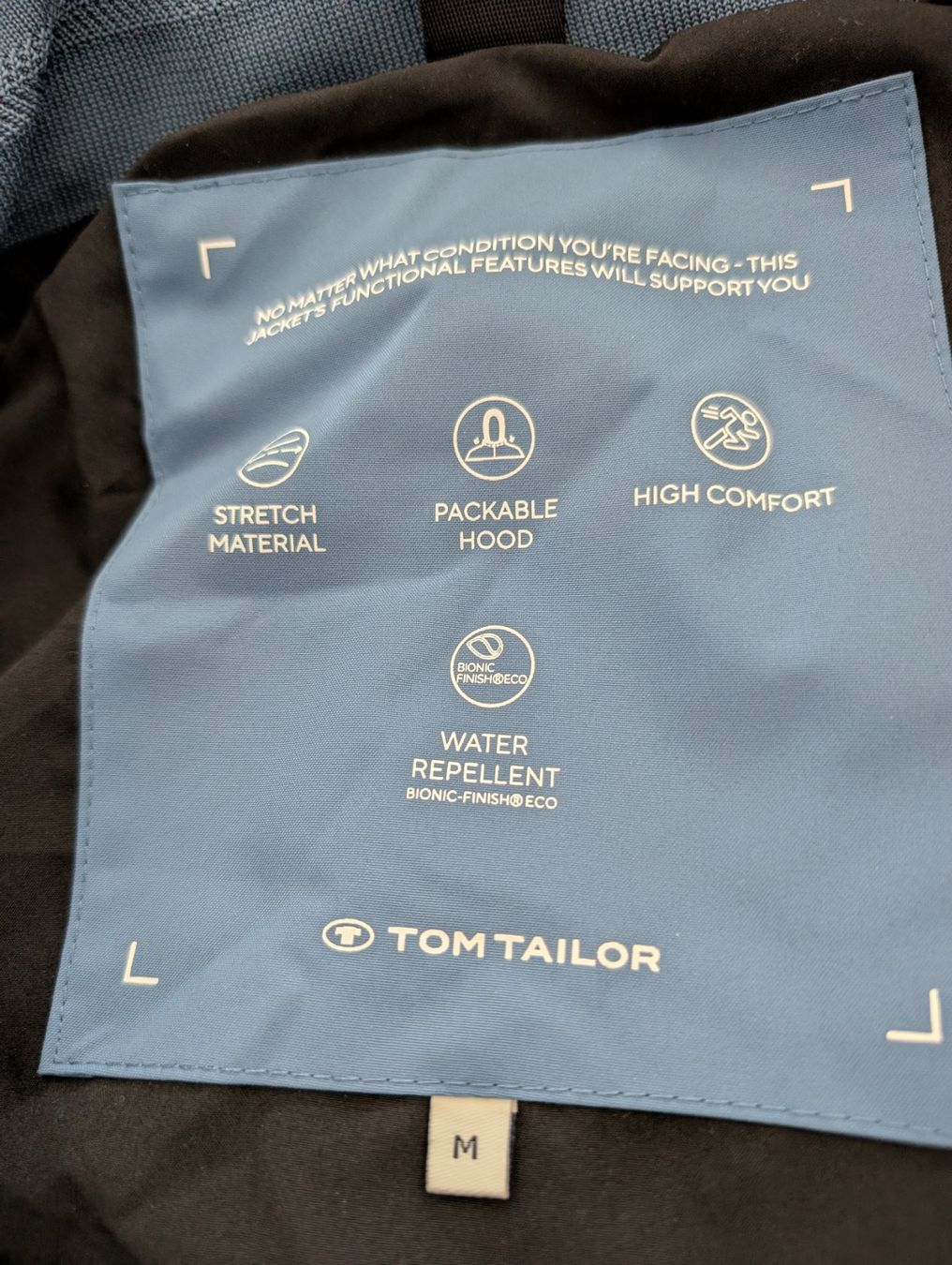 Tom Tailor Giacche: Leichte Jacke TOM TAILOR Grösse M wasserabweisend – Nuovo (secondo la descrizione) da Heerbrugg venduto da Shuyin 2