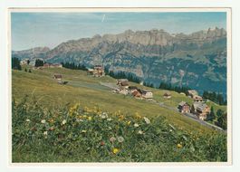 Postkarte 1961 Flumserberg Tannenbodenalp Churfirsten-Ketten