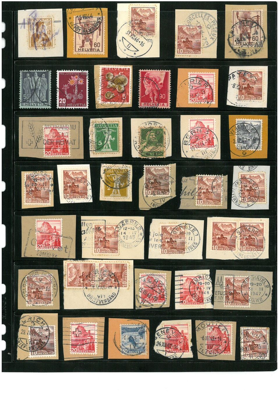 Tous les timbres: Briefmarken Schweiz – D'occasion à Oberuzwil par Nero9242
