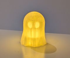 Halloween Geist klassisch aus 3D-Druck inkl. LED-Teelicht