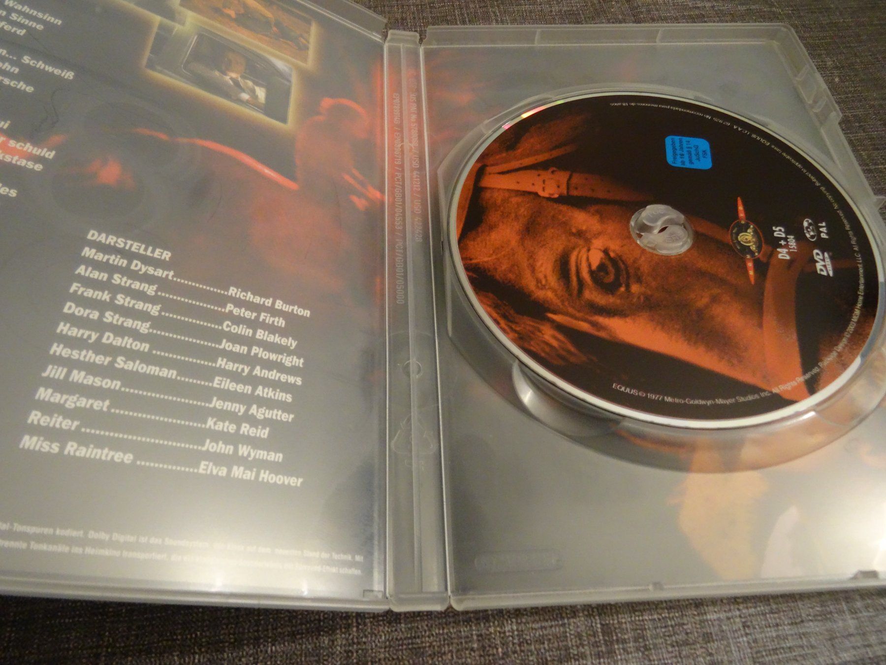 Tutti i DVDs: DVD Equus - Blinde Pferde Richard Burton – Usato da Olten venduto da Disc-Verkauf 1