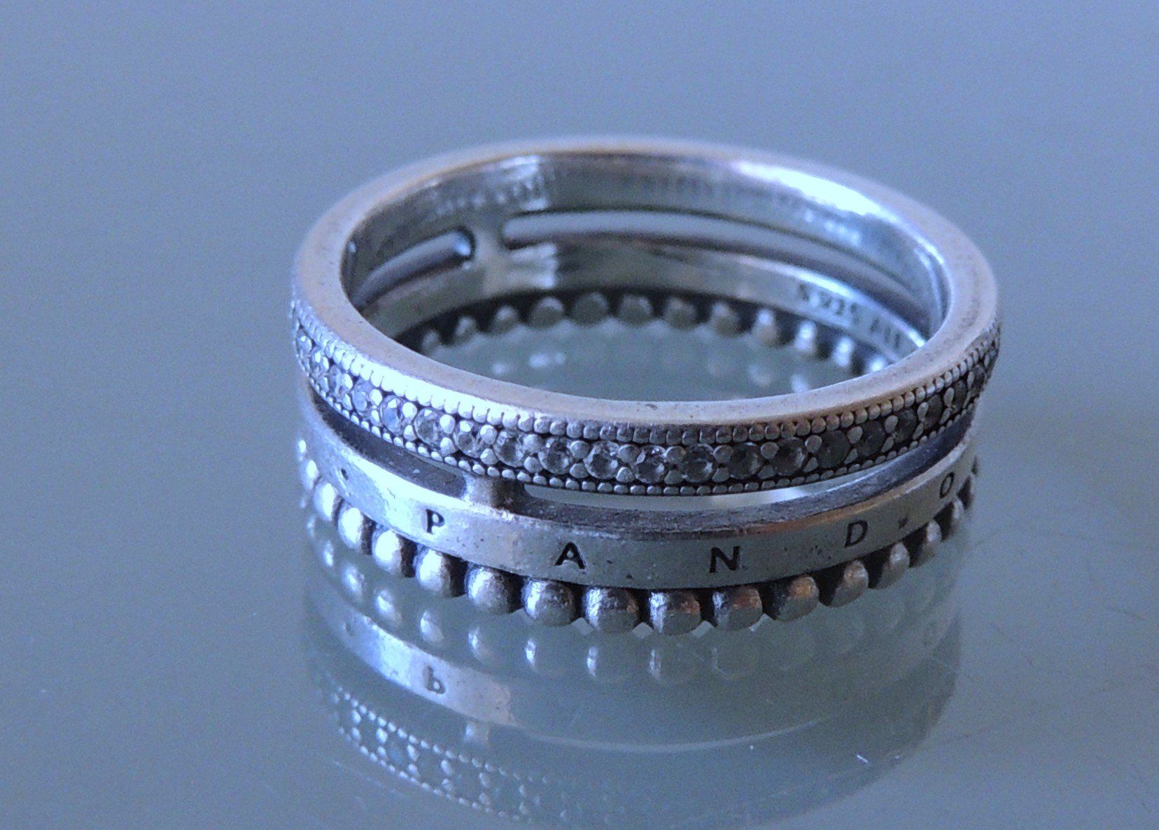 Pandora Anelli: PANDORA Silber 925 Fingerring Gr. 56 – Usato da Waldenburg venduto da schaller707 3